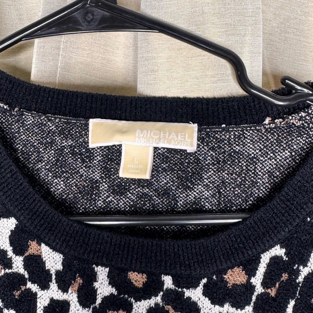 Leopard Print Michael Kors Sweater - Picture 4 of 4